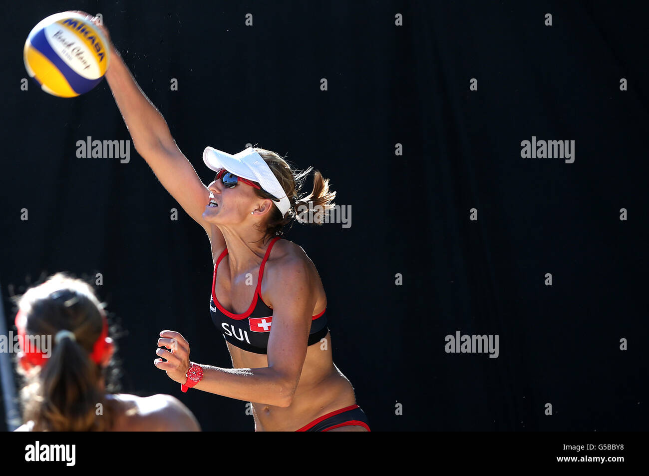 Switzerland beach volleyball training session hi-res stock photography and  images - Alamy