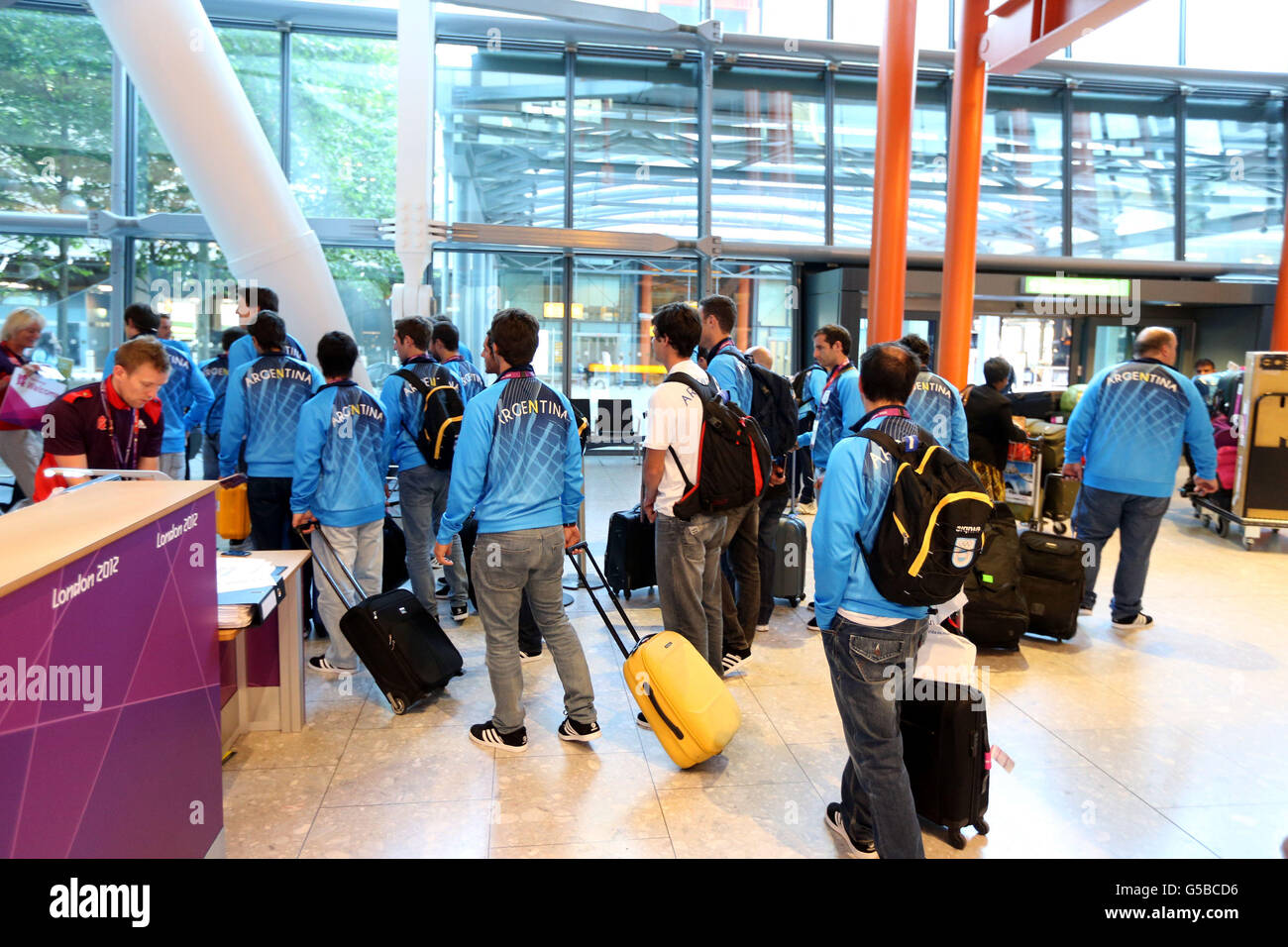 London Olympic Games - Olympic Team Arrivals - Wednesday - Heathrow ...