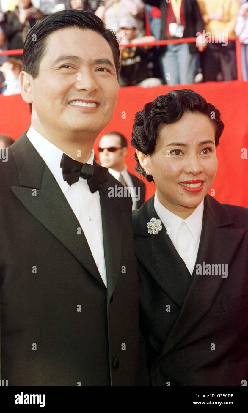 Chow Yun Fat and his wife Jasmine Tan with Patrick Louis Vuitton  News Photo - Getty Images