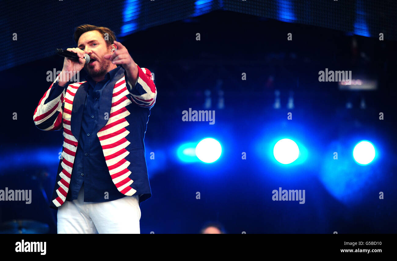 Duran Duran perform at the BT London Live concert, which coincides with