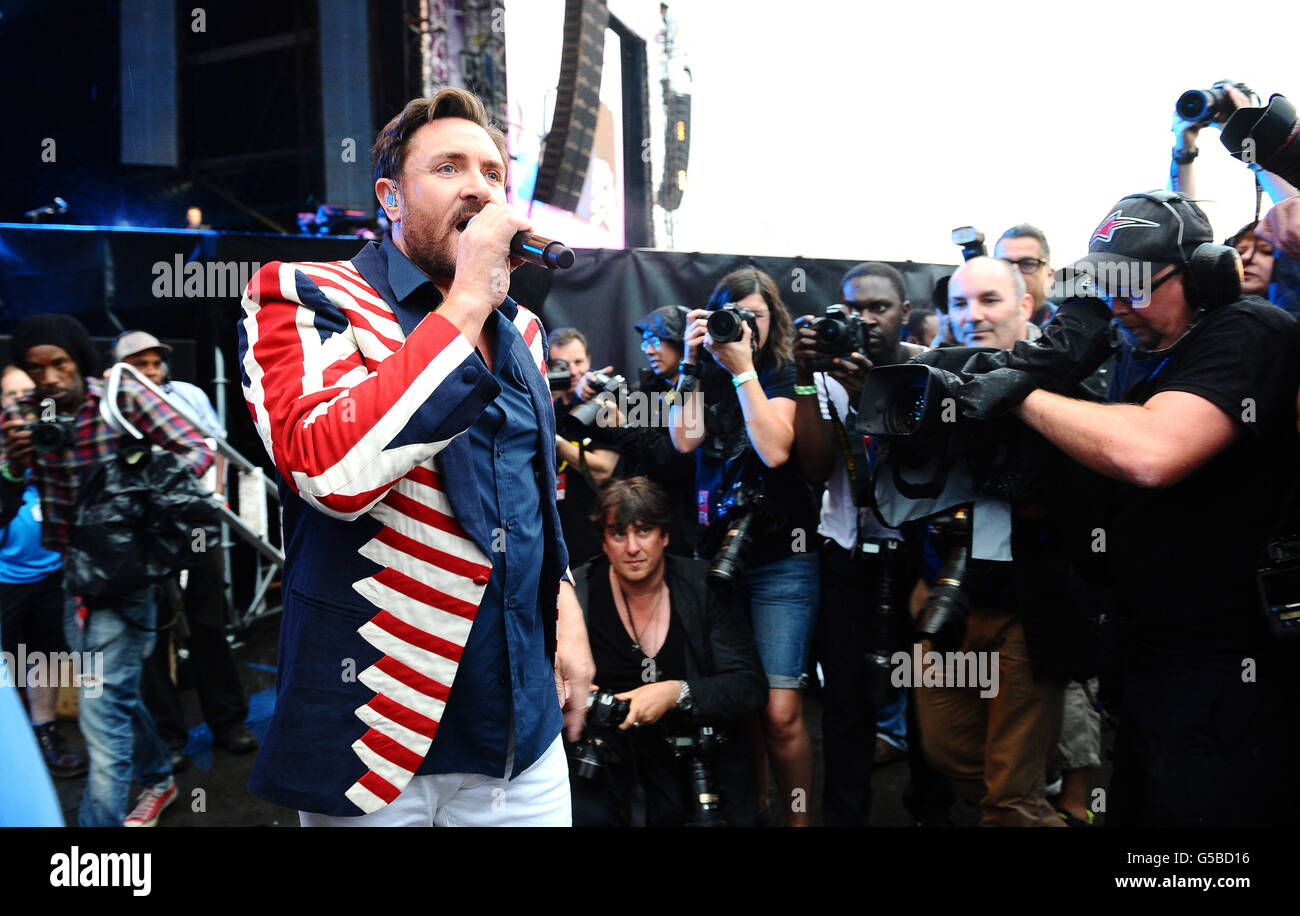 Duran Duran perform at the BT London Live concert, which coincides with
