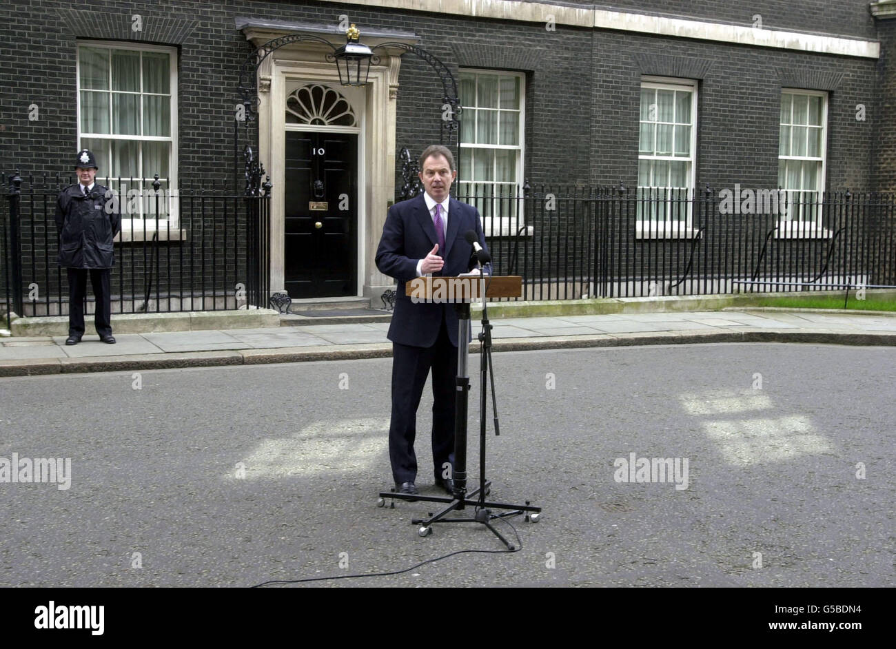 Blair Elections 2001 Stock Photo - Alamy