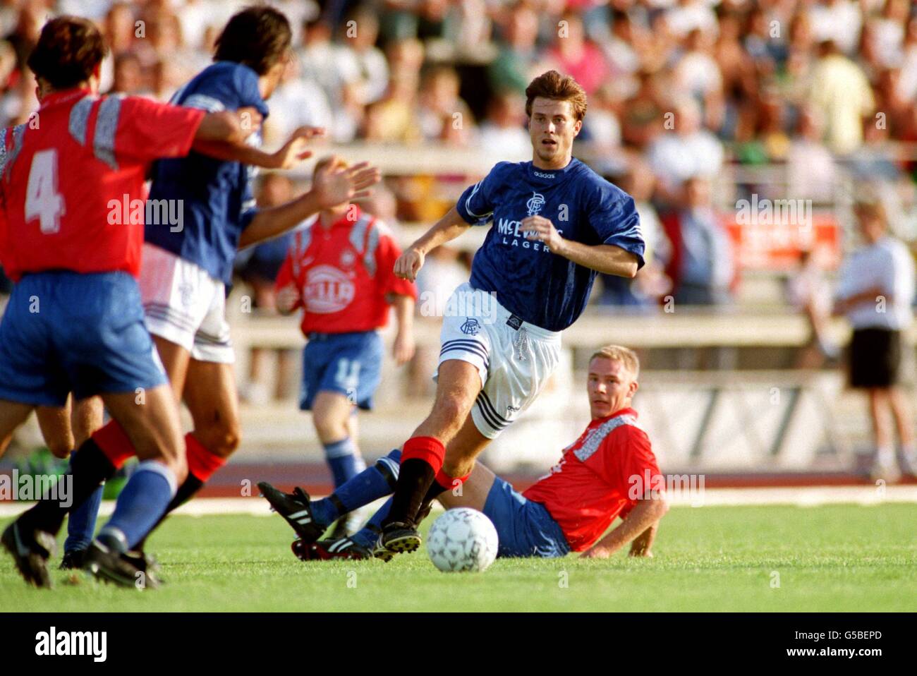 BRIAN LAUDRUP DUNFERMLINE V RANGERS 08 February 1997 Stock Photo - Alamy