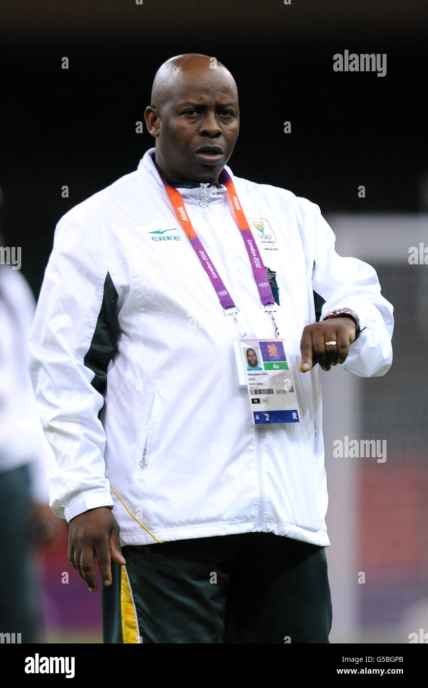 South africa coach matsobane laka hires stock photography and images