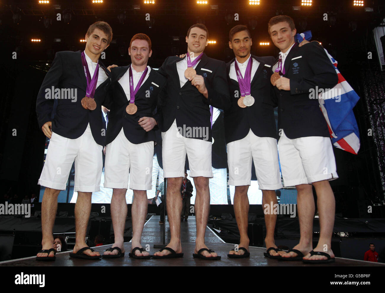 Great britains sam oldham left max whitlock hires stock photography