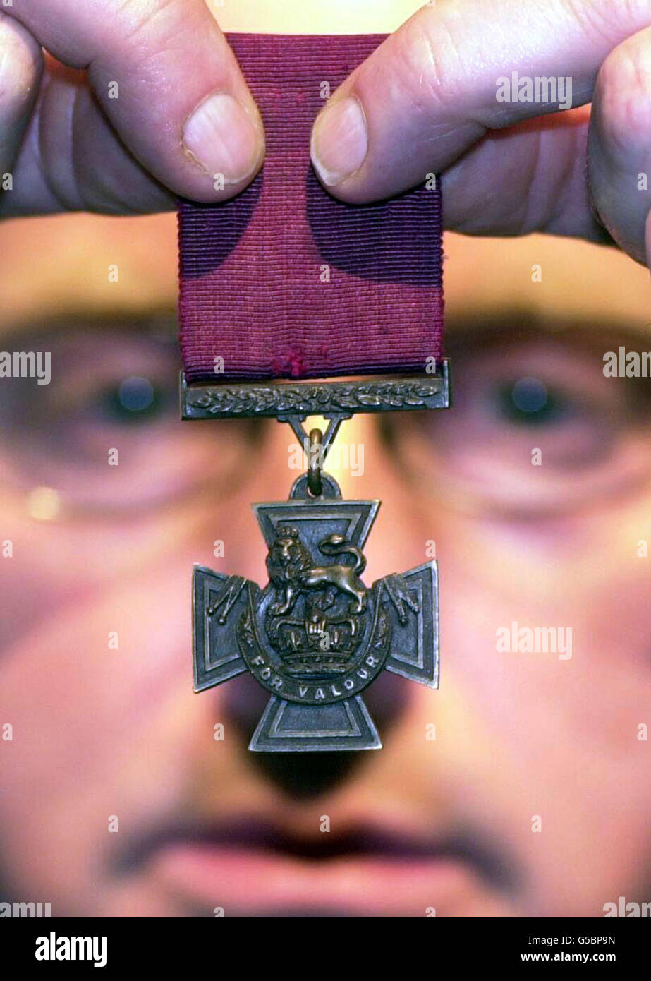 Victoria Cross Sold At Sothebys Stock Photo Alamy