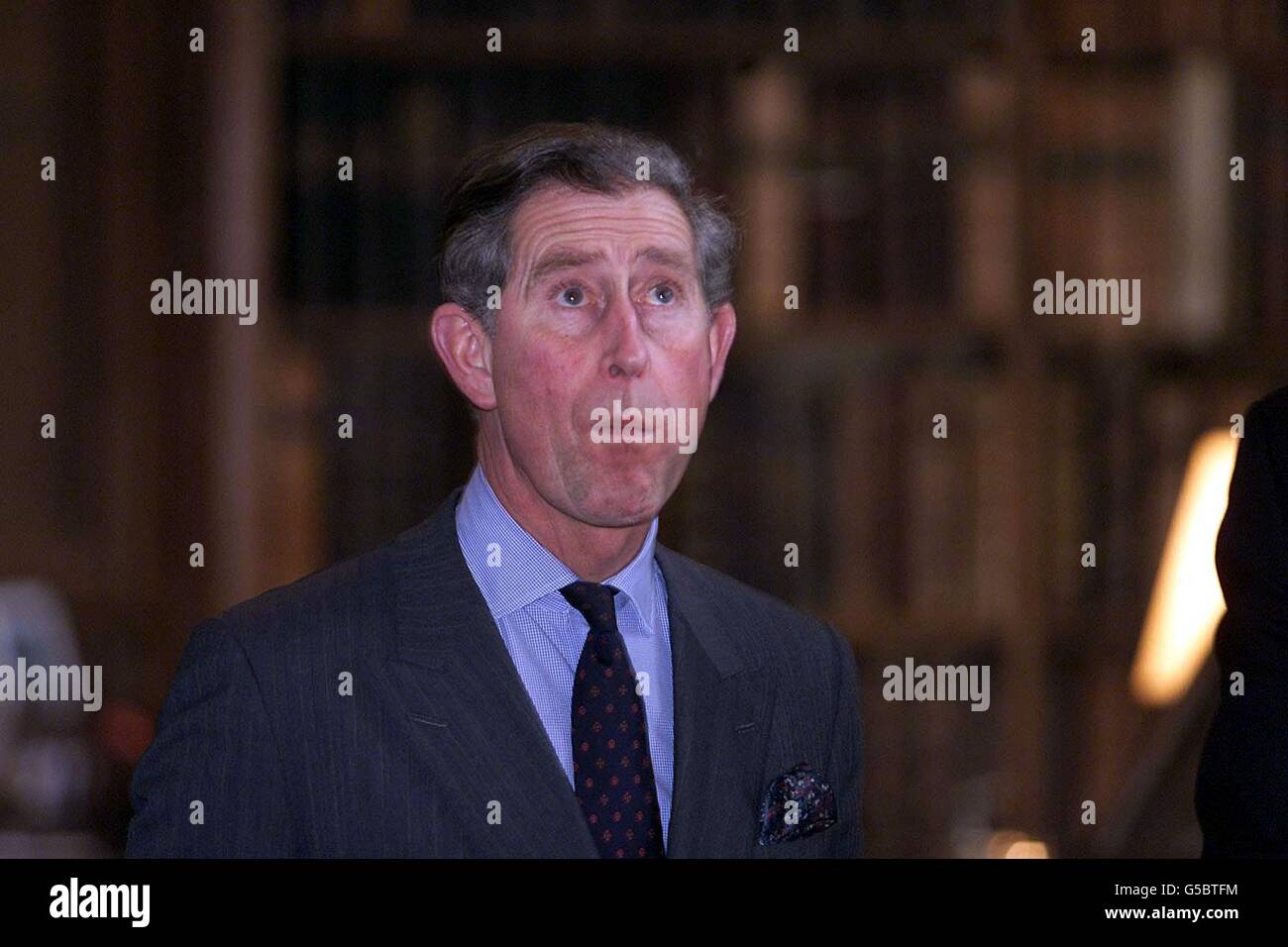 The Prince Of Wales is shown key illuminated manuscripts. The