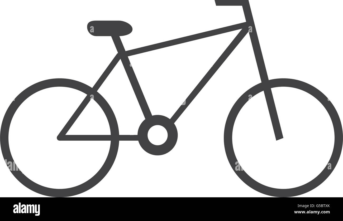 black bike side view vector graphic Stock Vector Image Art Alamy