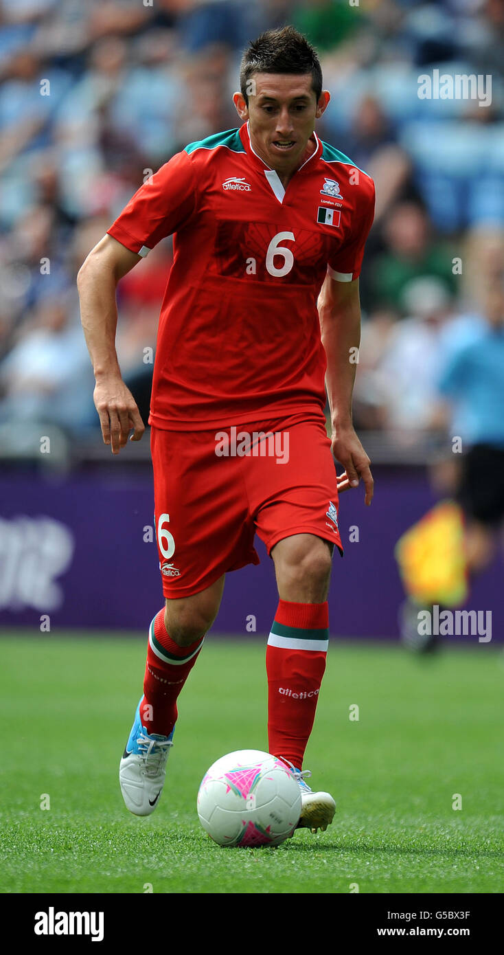 London Olympic Games, Day 2. Mexico's Hector Herrera Stock Photo
