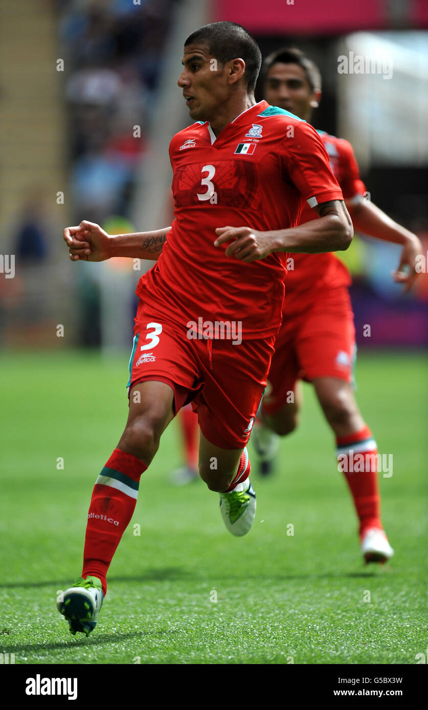 London Olympic Games, Day 2. Mexico's Carlos Salcido, Olympic mens football Stock Photo