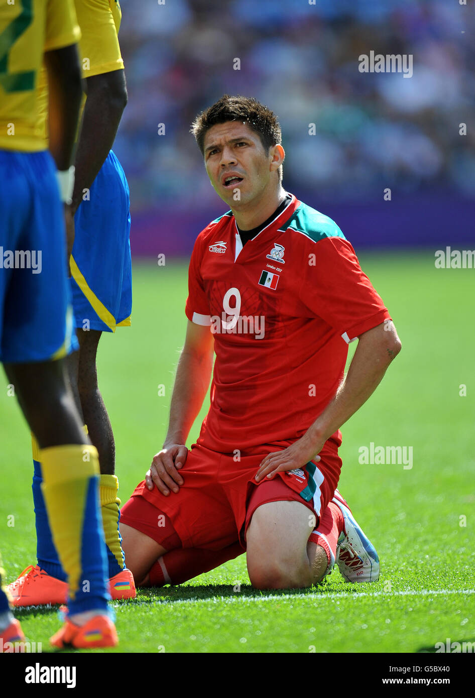 London Olympic Games - Day 2. Mexico's Oribe Peralta - Olympic mens football Stock Photo