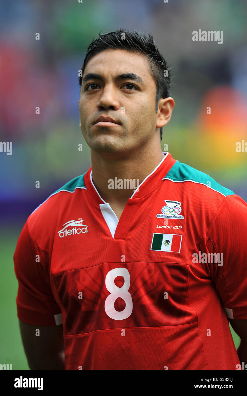 London Olympic Games, Day 2. Marco Fabian, Mexico Stock Photo