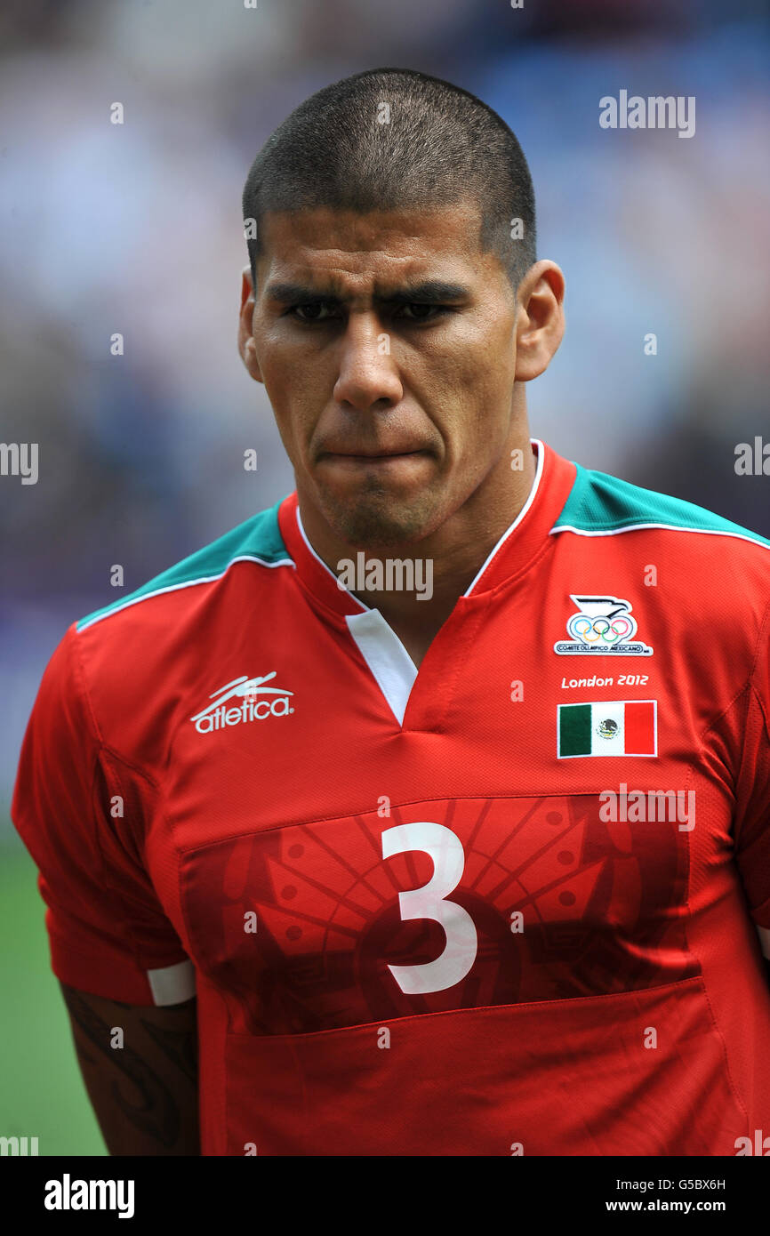 London Olympic Games - Day 2. Carlos Salcido, Mexico Stock Photo