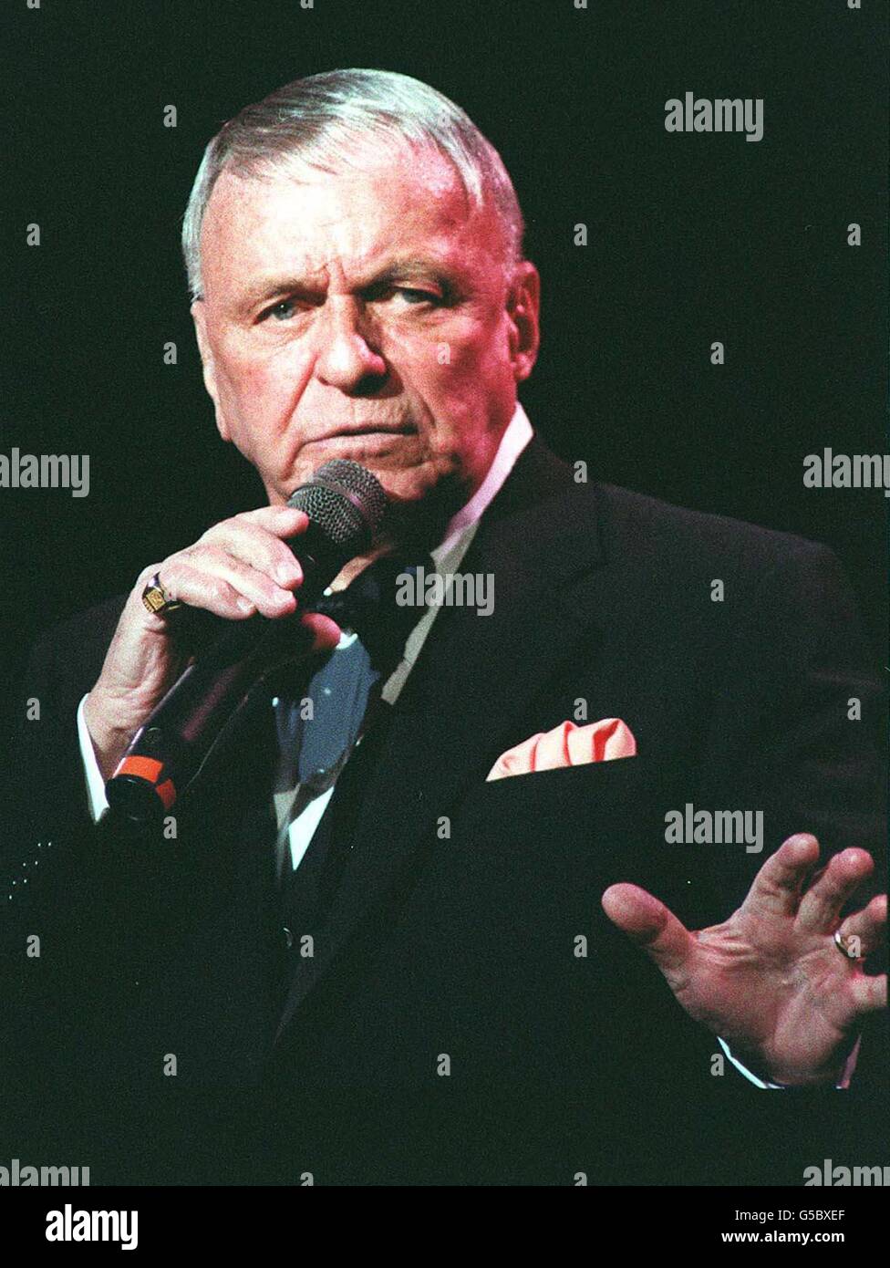 Frank Sinatra Royal Albert Hall 92 Stock Photo