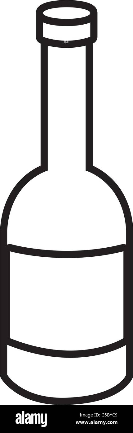 black liquor bottle,vector graphic Stock Vector Image & Art - Alamy