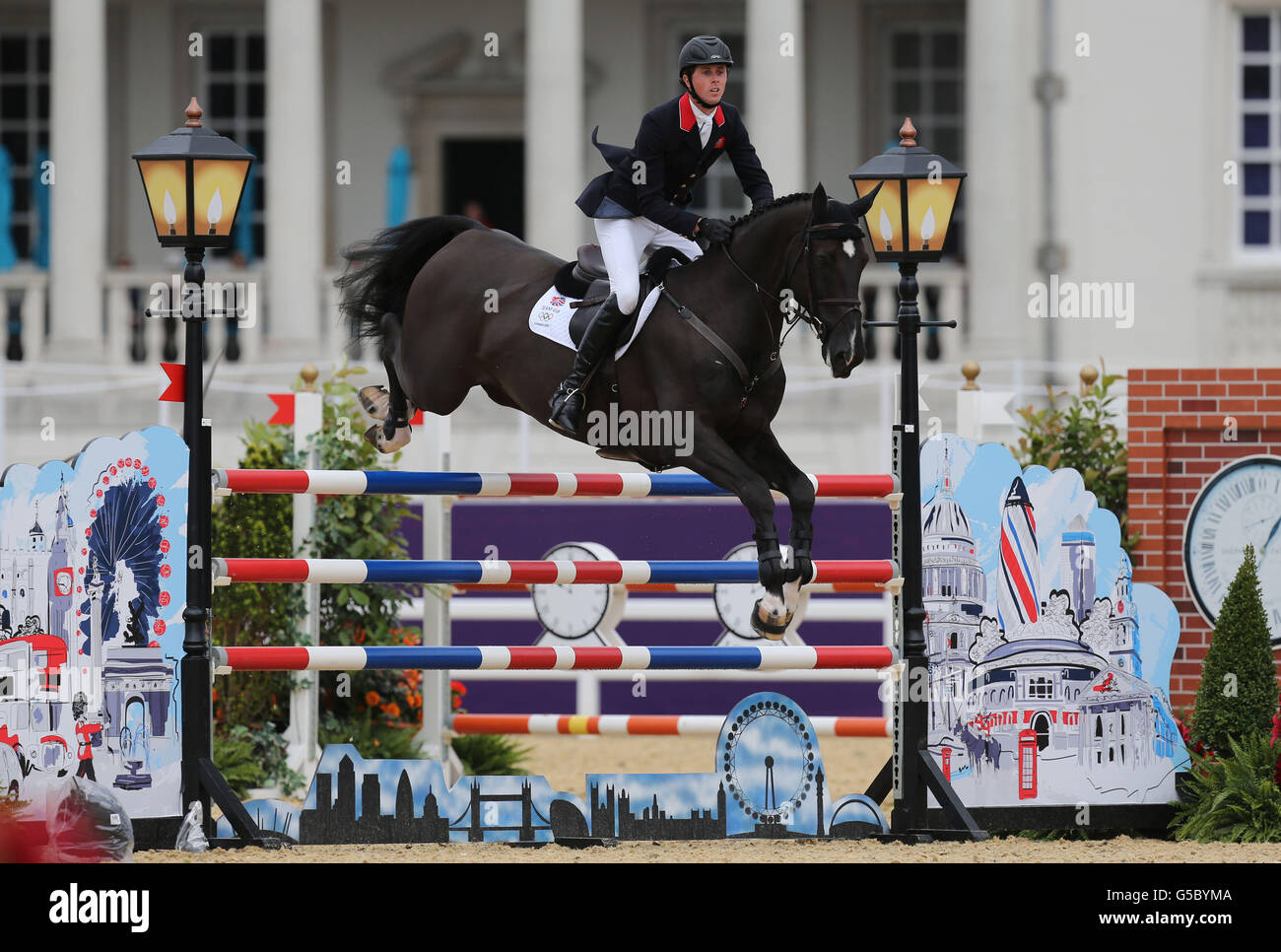 Great Britain's Ben Maher riding Triple X in the Equestrian Jumping ...