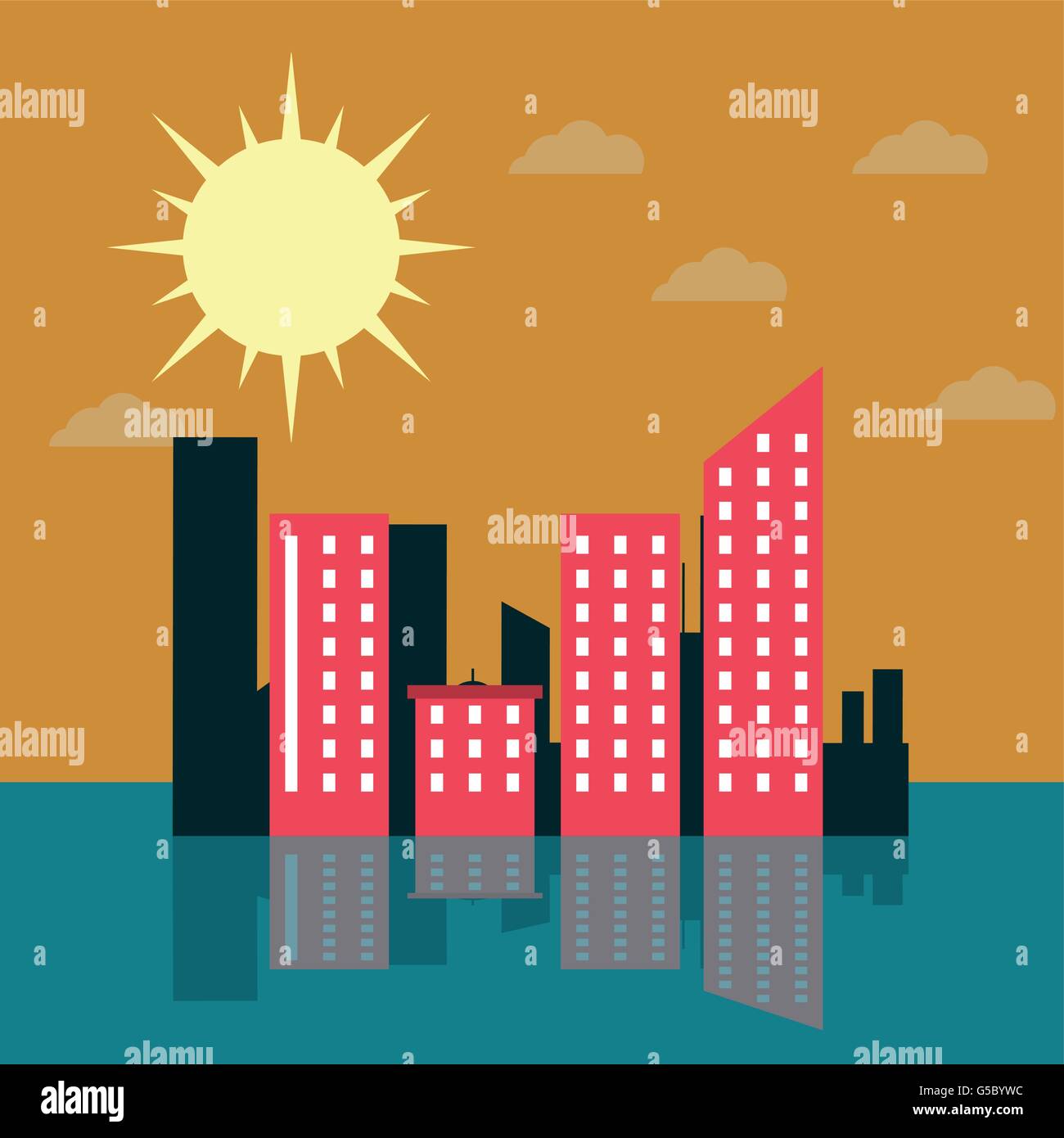 Global warming design Stock Vector Image & Art - Alamy