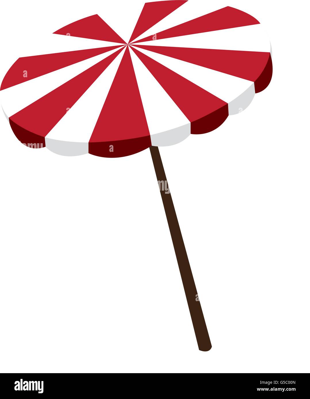 colorful beach umbrella,vector graphic Stock Vector Image & Art - Alamy