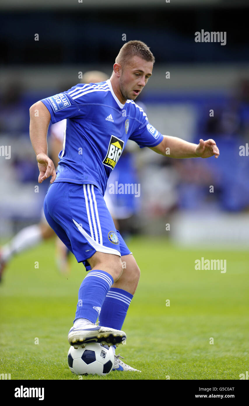 Soccer - Pre Season Friendly - Macclesfield Town - FC United - Moss Rose Stock Photo