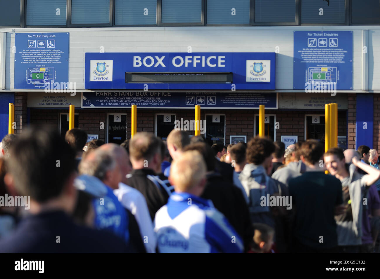Box Office At Goodison High Resolution Stock Photography and Images - Alamy
