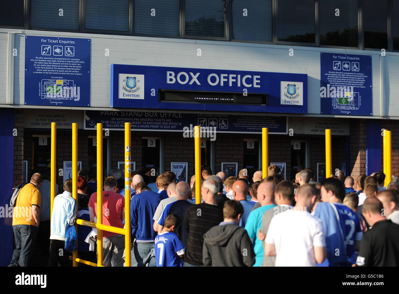 Box office at goodison hi-res stock photography and images - Alamy