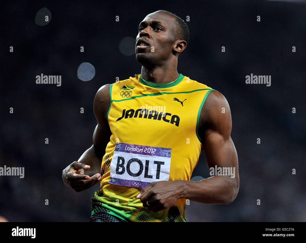 Jamaica's Usain Bolt wins the Men's 200m Final at the Olympic Stadium