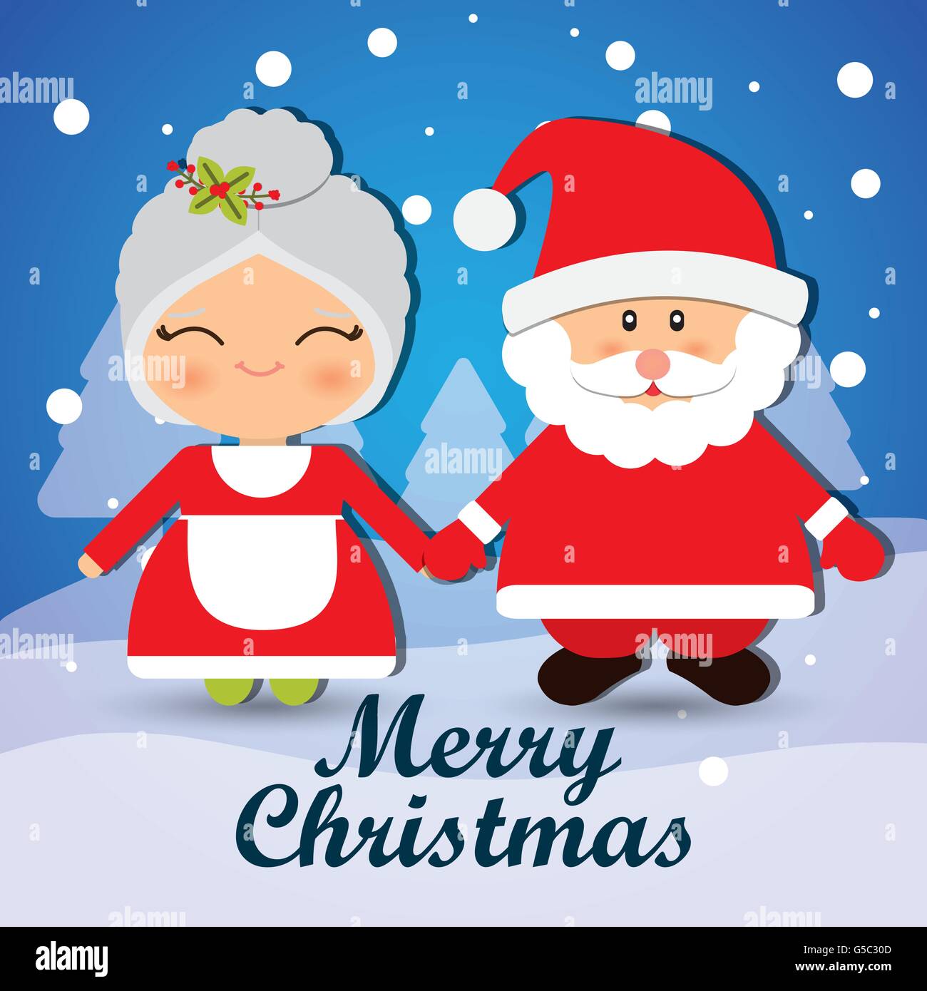 Merry christmas card design Stock Vector Image & Art - Alamy