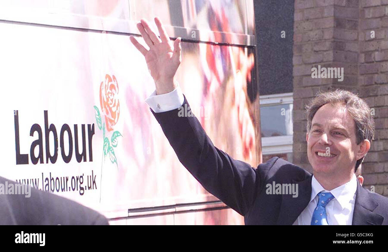 Blair election campaign Stock Photo - Alamy