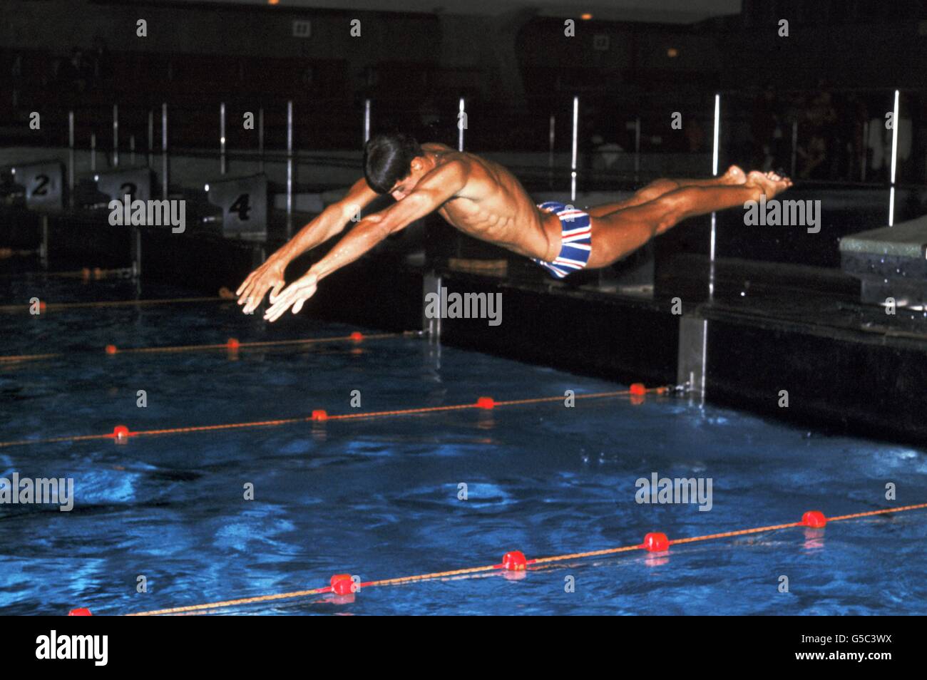 Swimming. USA's Mark Spitz Stock Photo