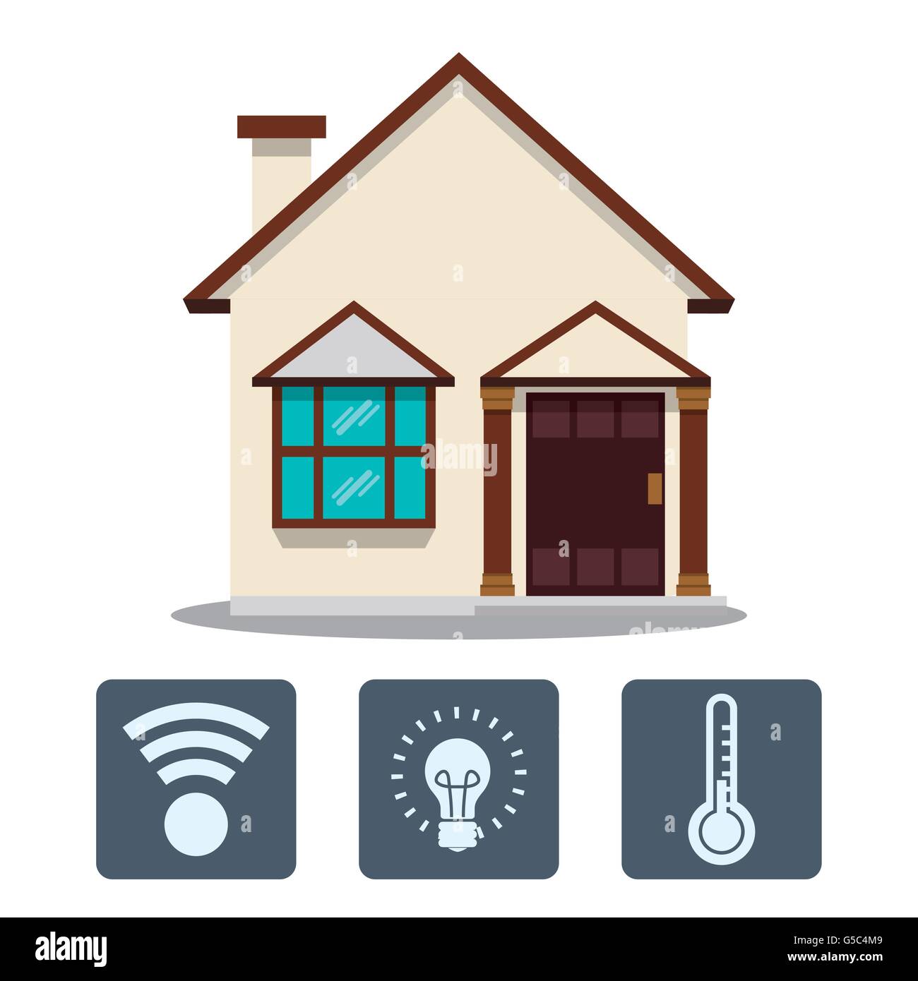 Smart house technology Stock Vector Image & Art - Alamy