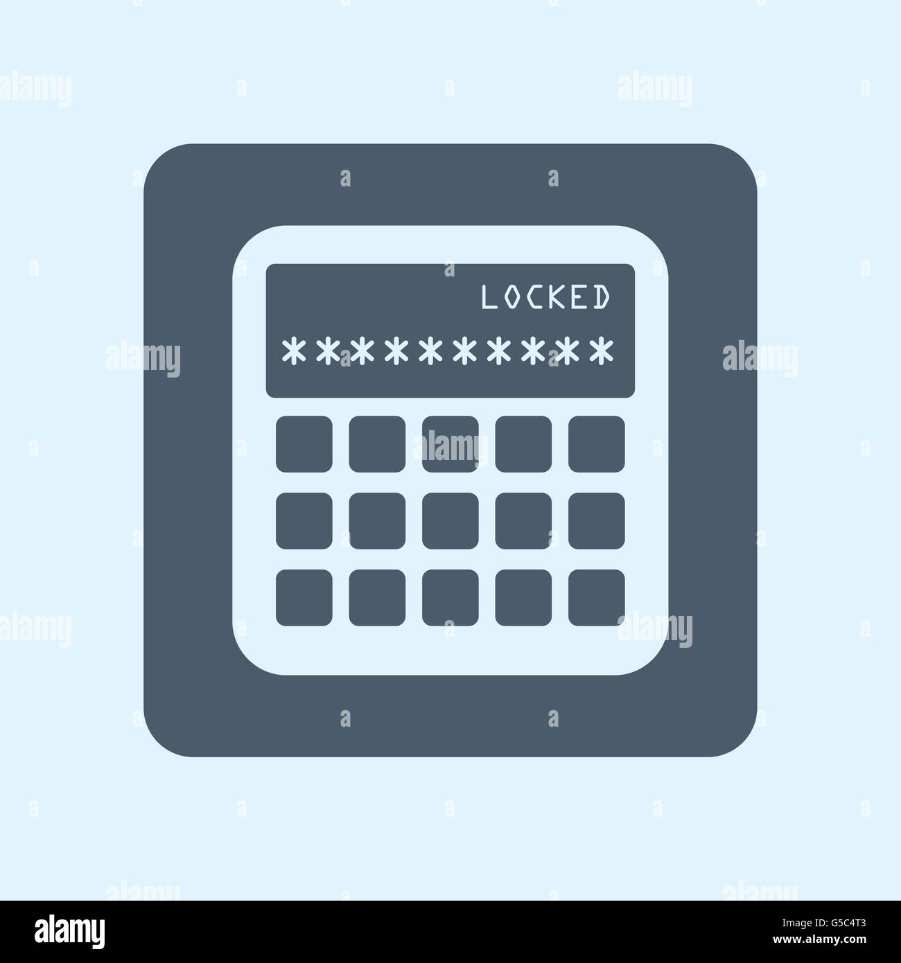 Security system icon Stock Vector Image & Art - Alamy