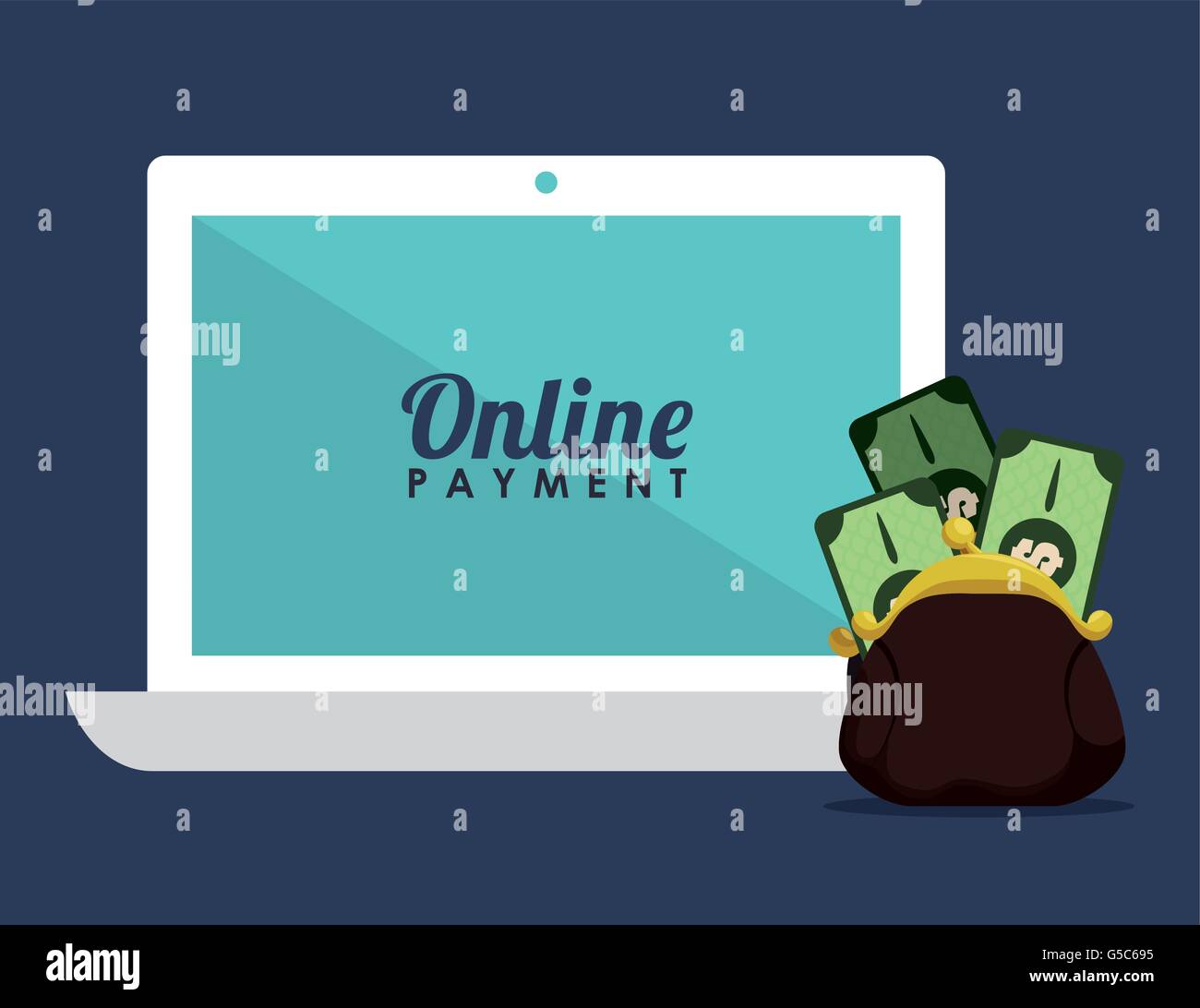 Money bank and online payment Stock Vector Image & Art Alamy