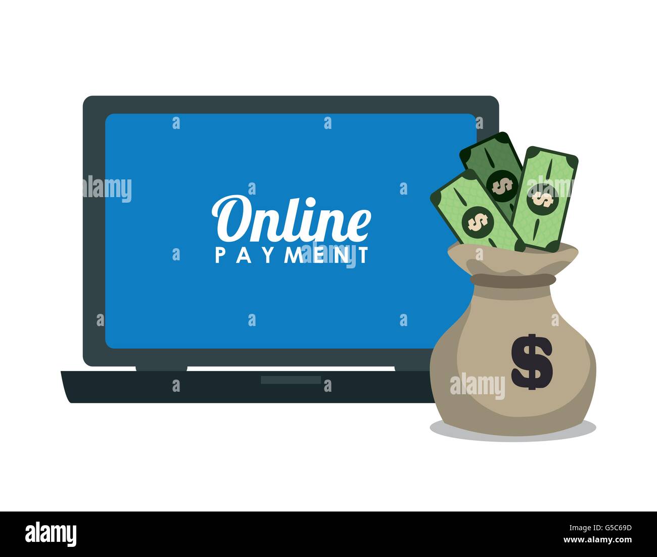 Money bank and online payment Stock Vector Image & Art Alamy