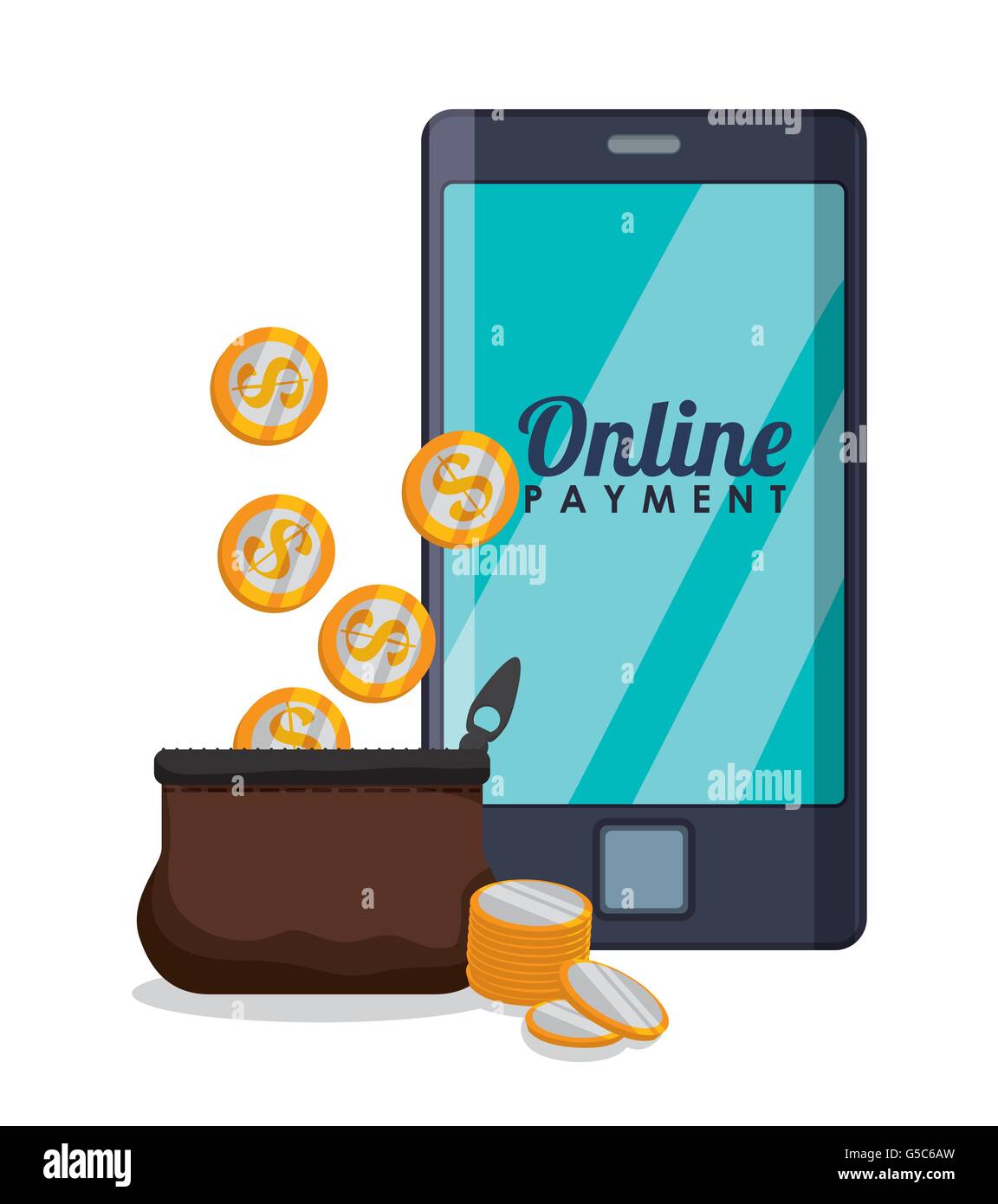 Money bank and online payment Stock Vector Image & Art Alamy