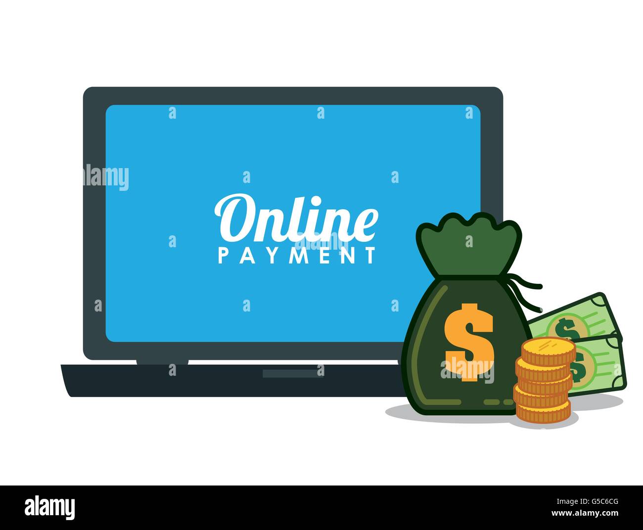 Money bank and online payment Stock Vector Image & Art Alamy