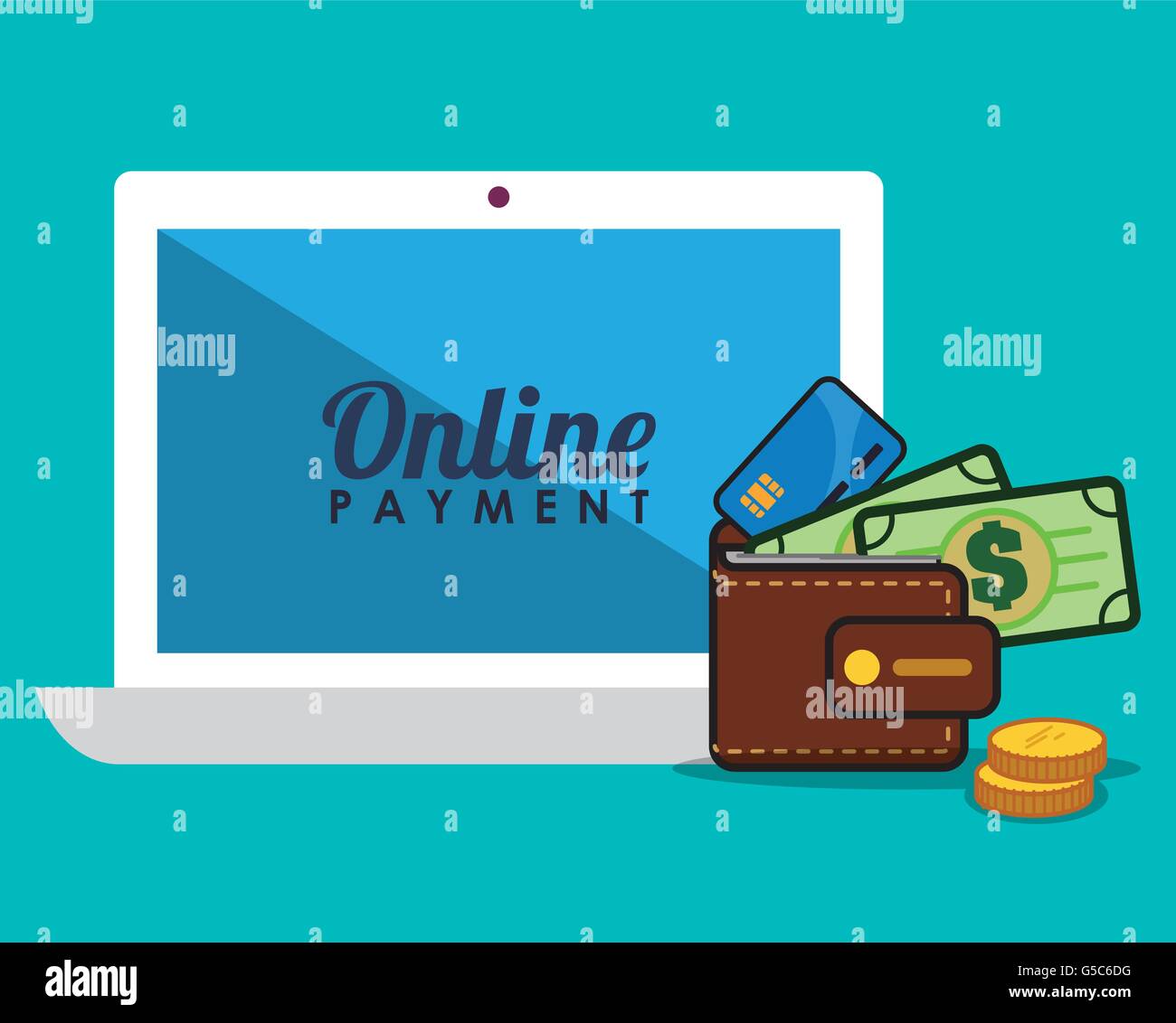 Money bank and online payment Stock Vector Image & Art Alamy