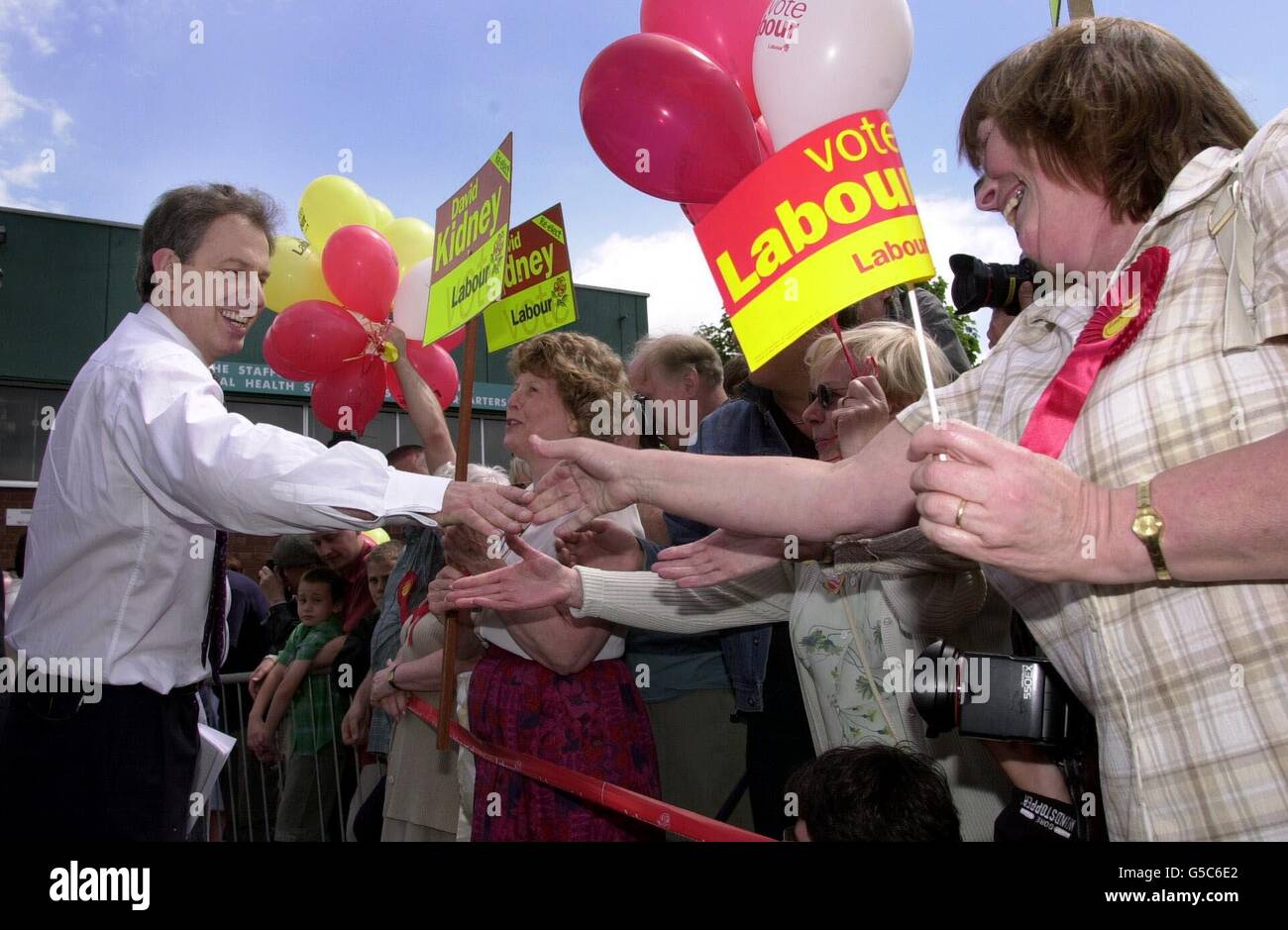 Blair election campaign Stock Photo - Alamy