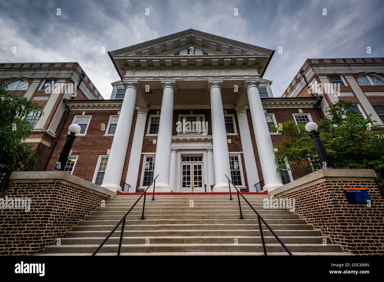Weidensall Hall, on the campus of Gettysburg College, in Gettysburg, Pennsylvania. Stock Photo