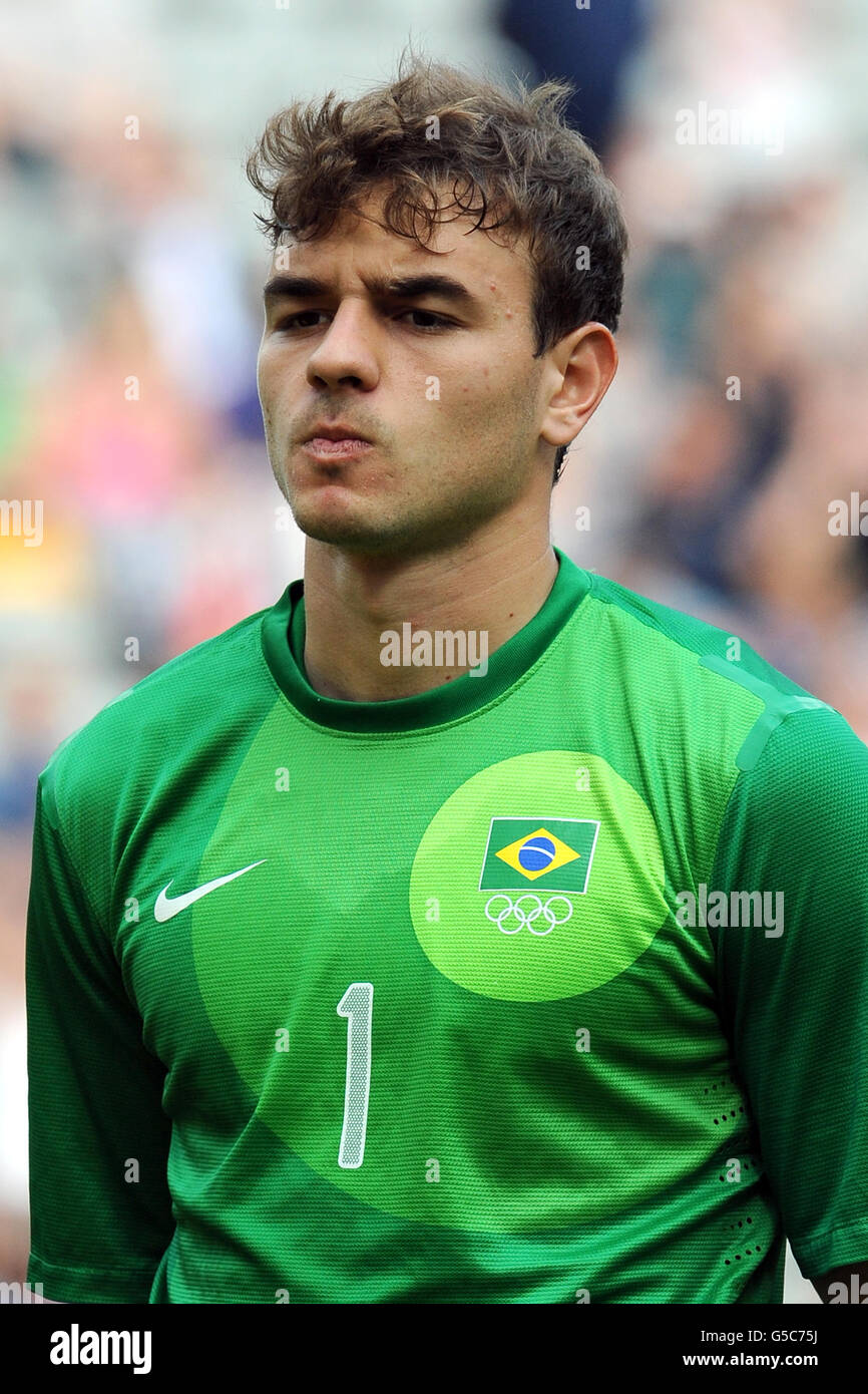 London Olympic Games, Day 8. Rafael Cabral, Brazil goalkeeper Stock Photo