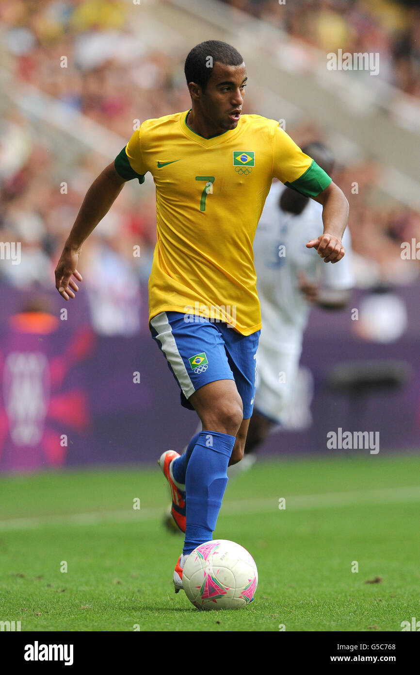 London Olympic Games, Day 8. Lucas Moura, Brazil Stock Photo - Alamy
