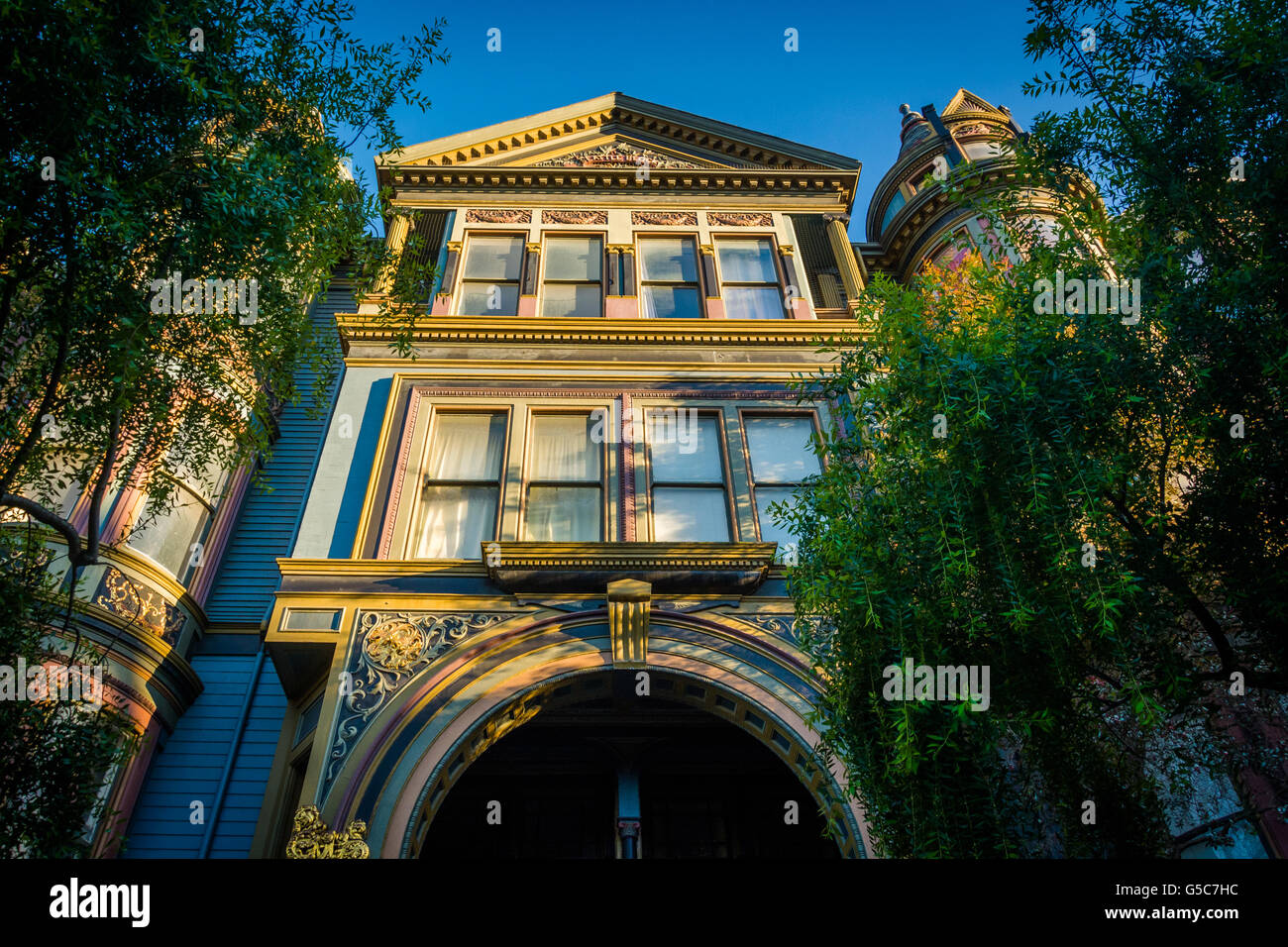 Victorian houses in San Francisco, California Stock Photo Alamy
