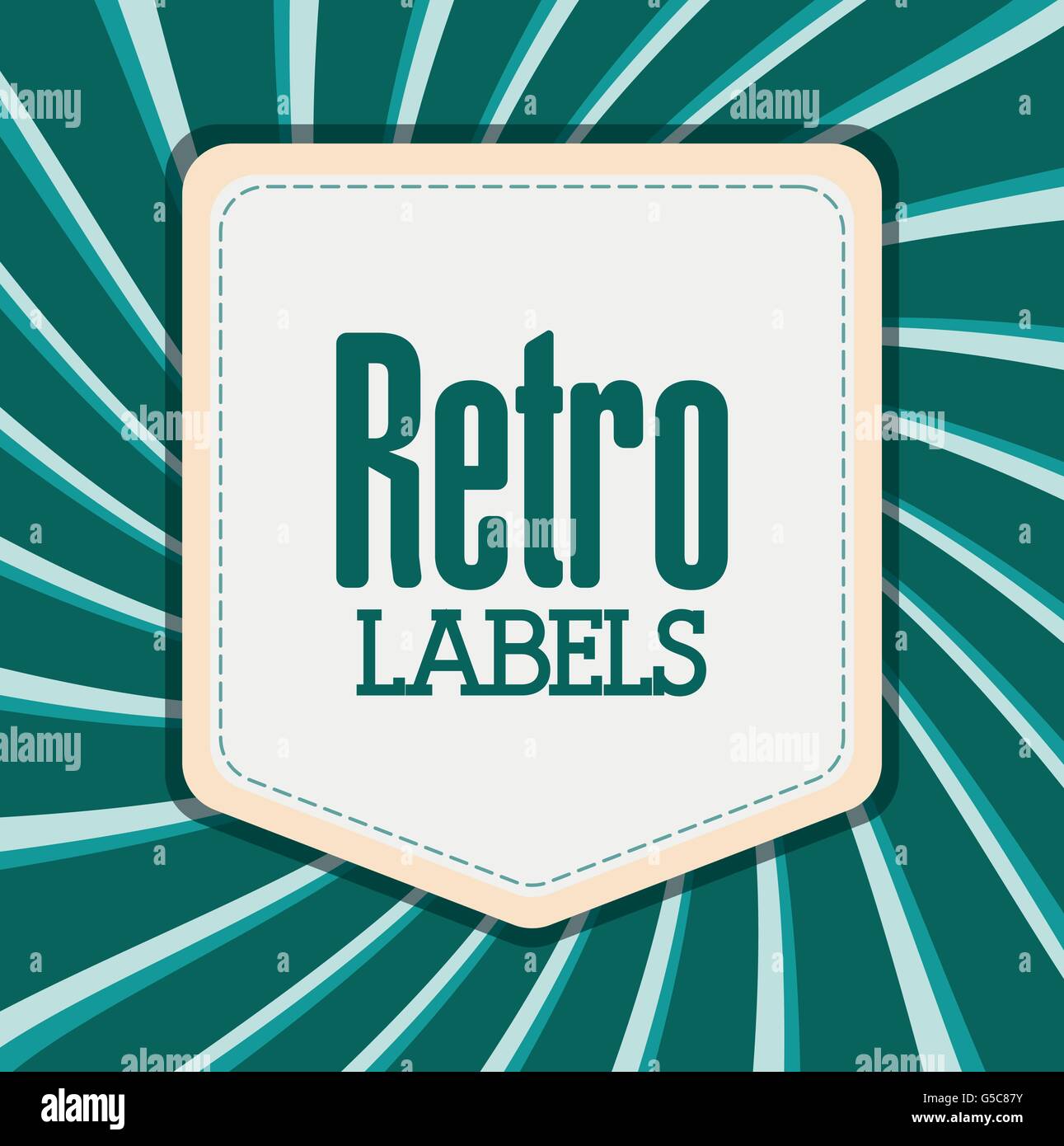 Retro label design Stock Vector Image & Art - Alamy