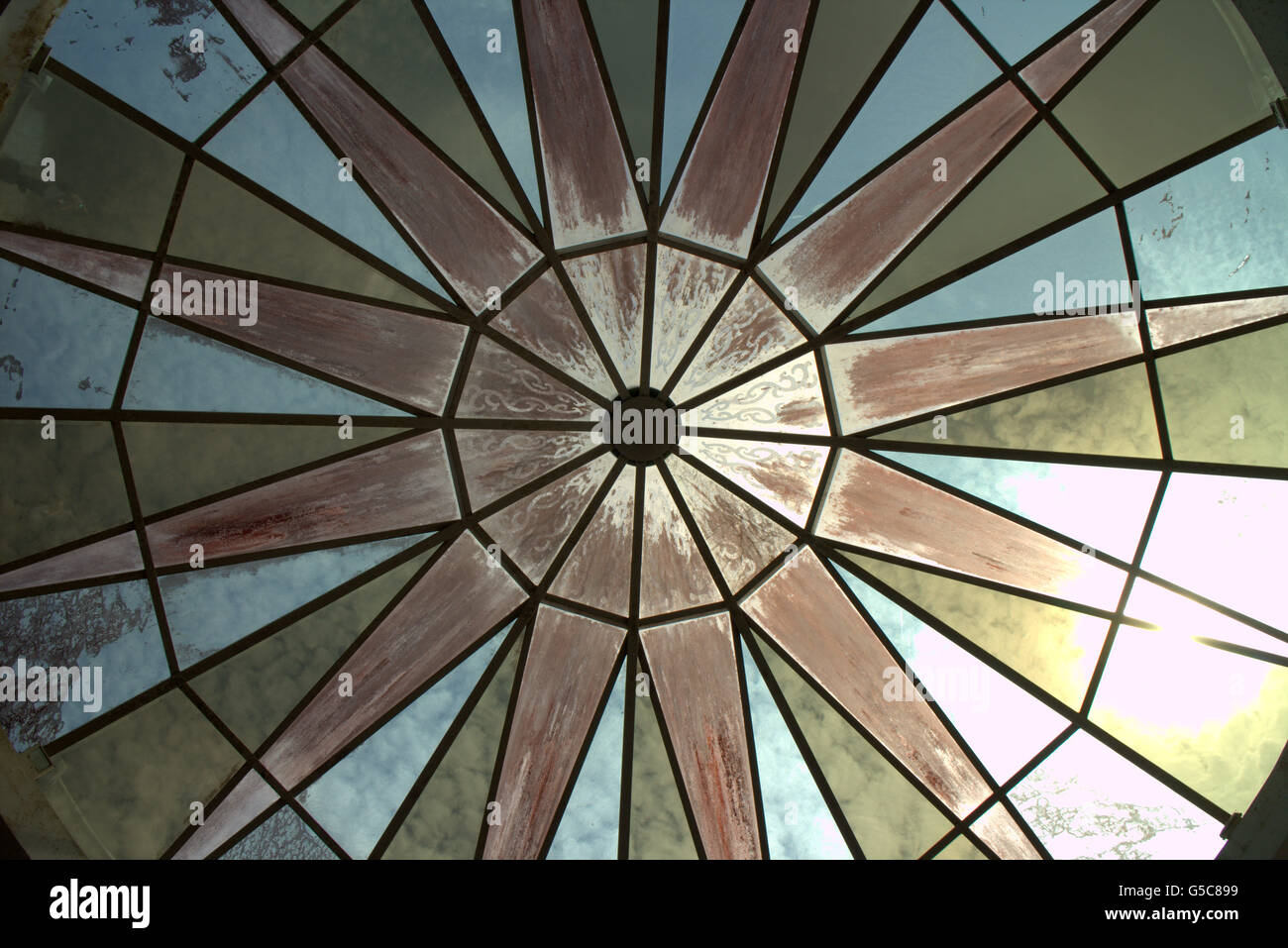 down-up shot of skyline Stock Photo