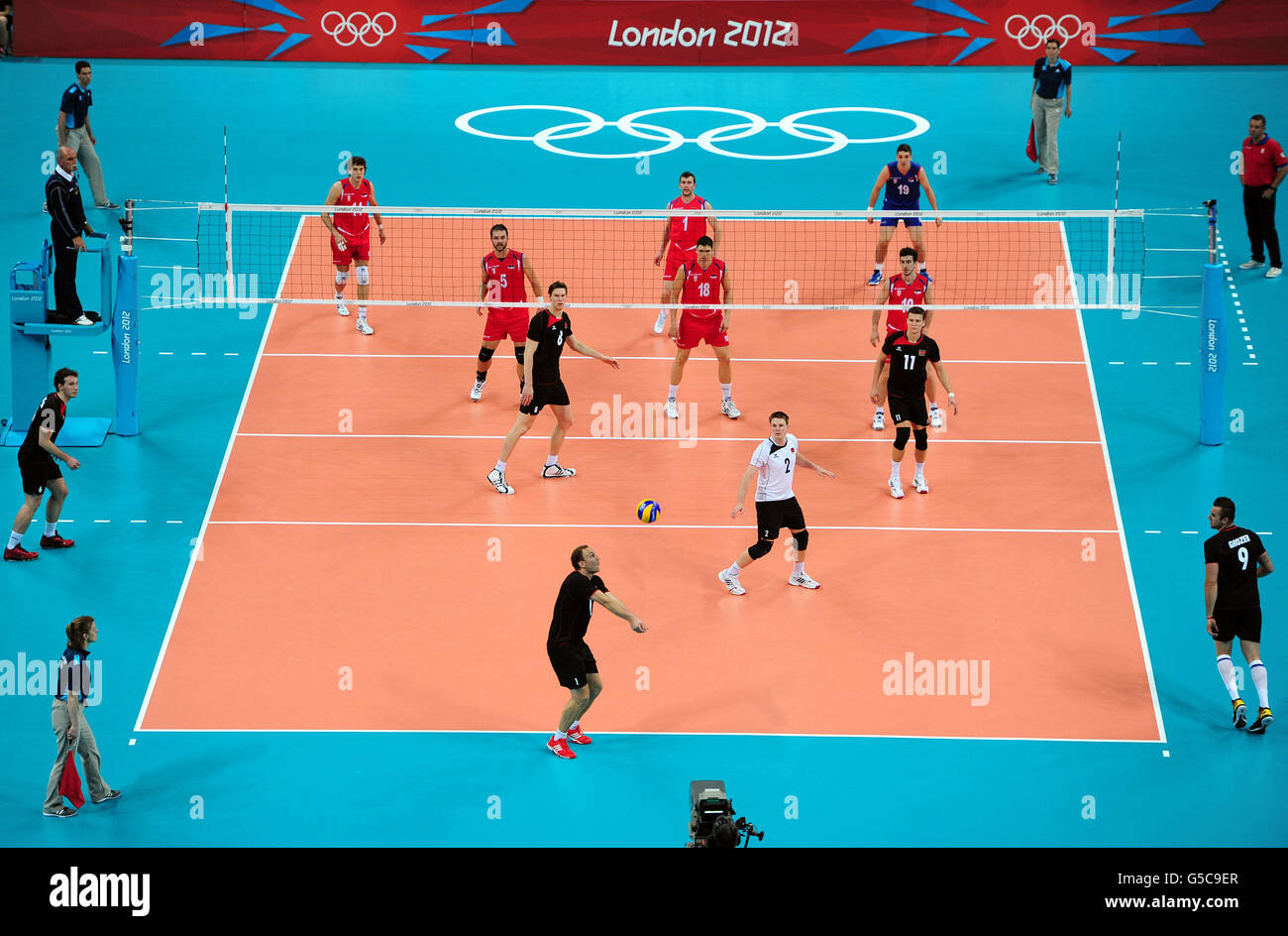 Volleyball match hi-res stock photography and images - Alamy