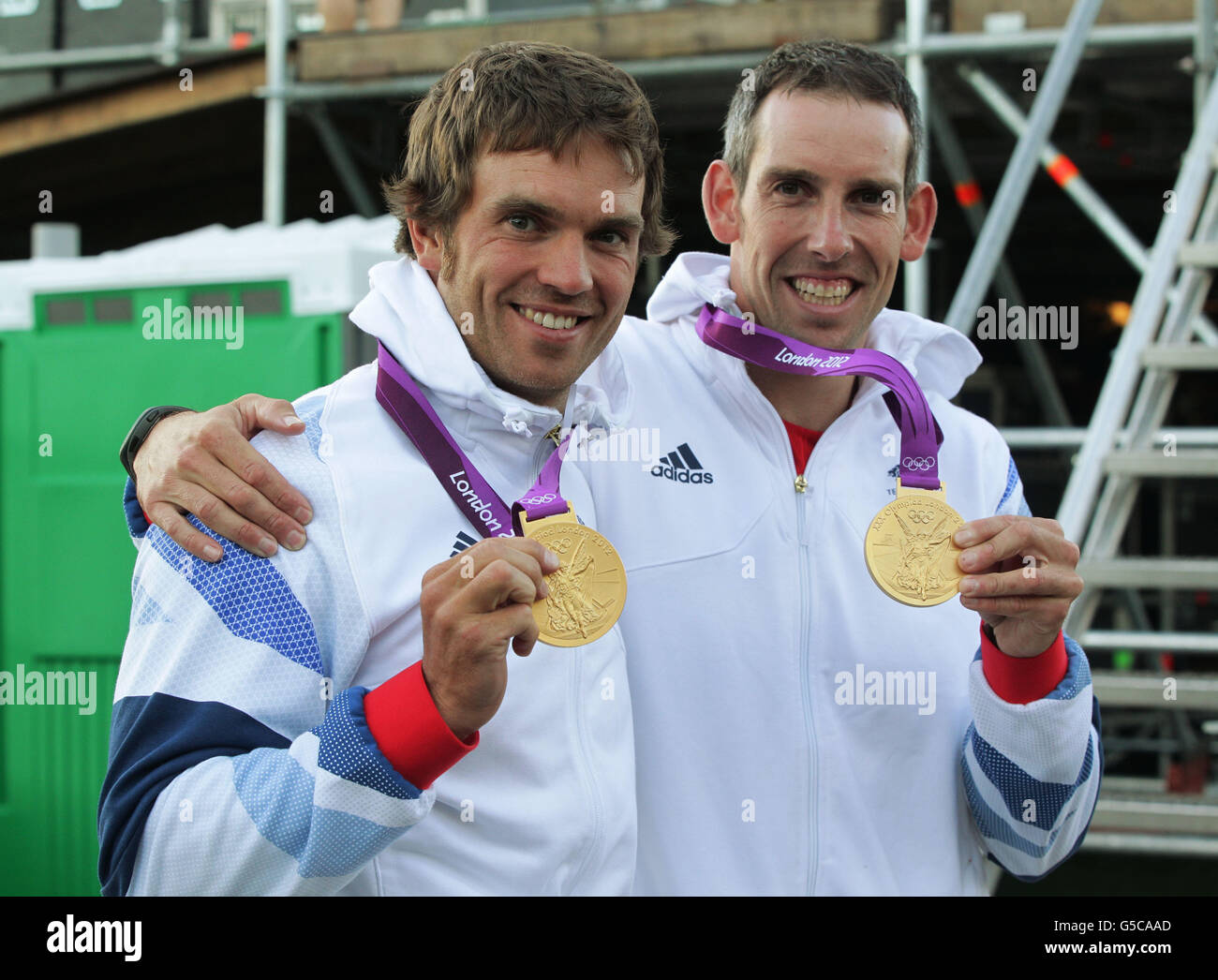 Team GB Olympic Gold Medallists Etienne Stott (right) and Tim Baillie ...