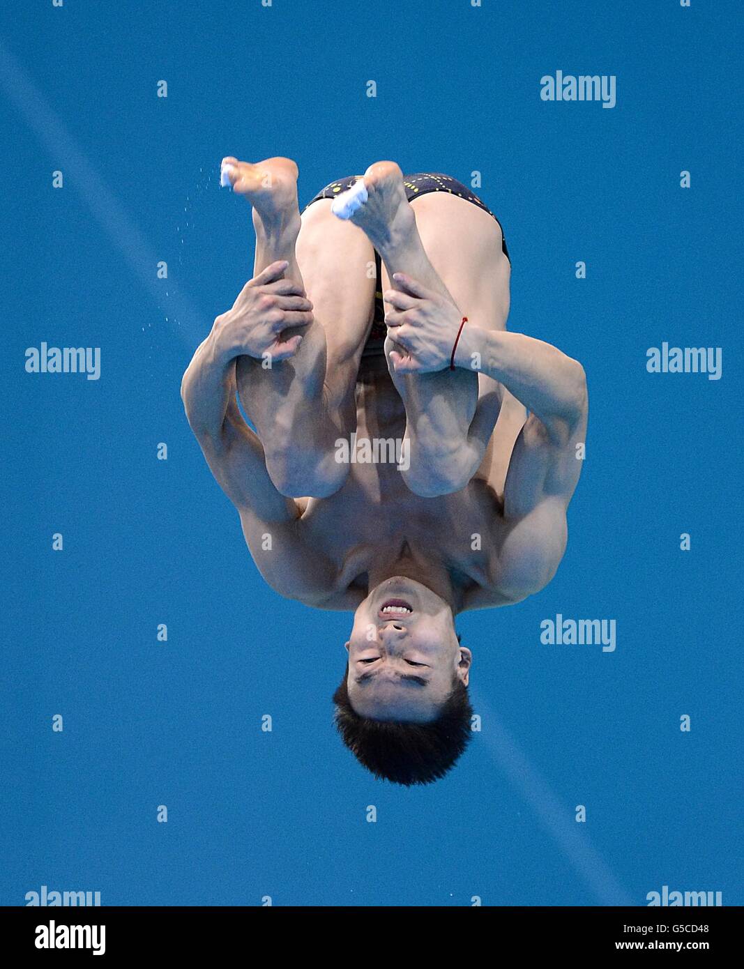 China's Kai Qin during the Men's 3m Springboard Final Stock Photo - Alamy