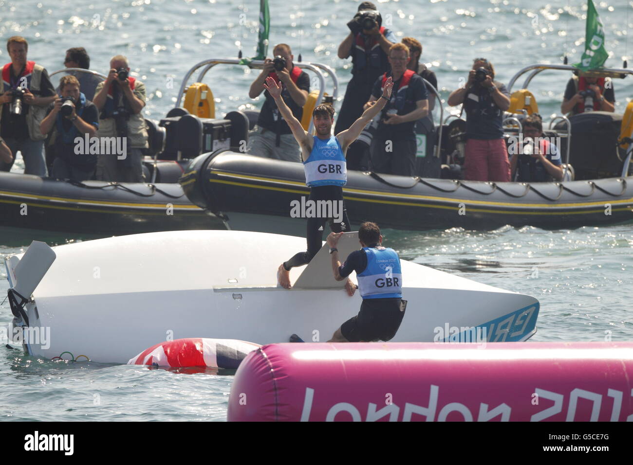 Great Britain's Luke Patience and Stuart Bithell (front) celebrate ...