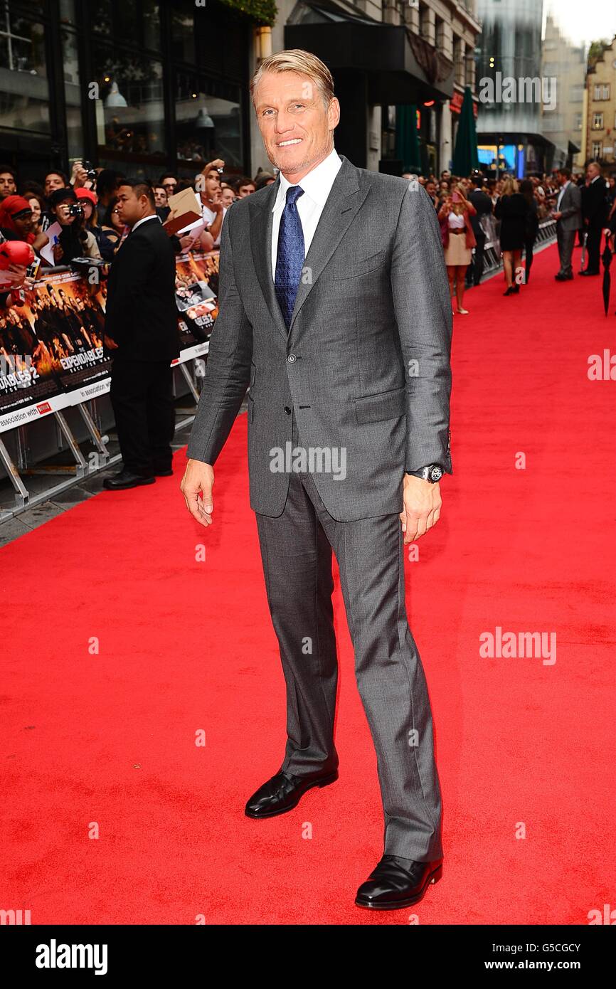 The Expendables 2 UK Premiere - London Stock Photo