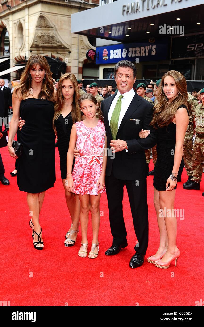 Sylvester Stallone, Jennifer Flavin, Sistine Rose and Scarlet Rose  Sylvester Stalone spends time with his wife and their two daughters in  Paris Featuring: Sylvester Stallone,Jennifer Flavin,Sistine Rose and Scarlet  Rose Where: Paris