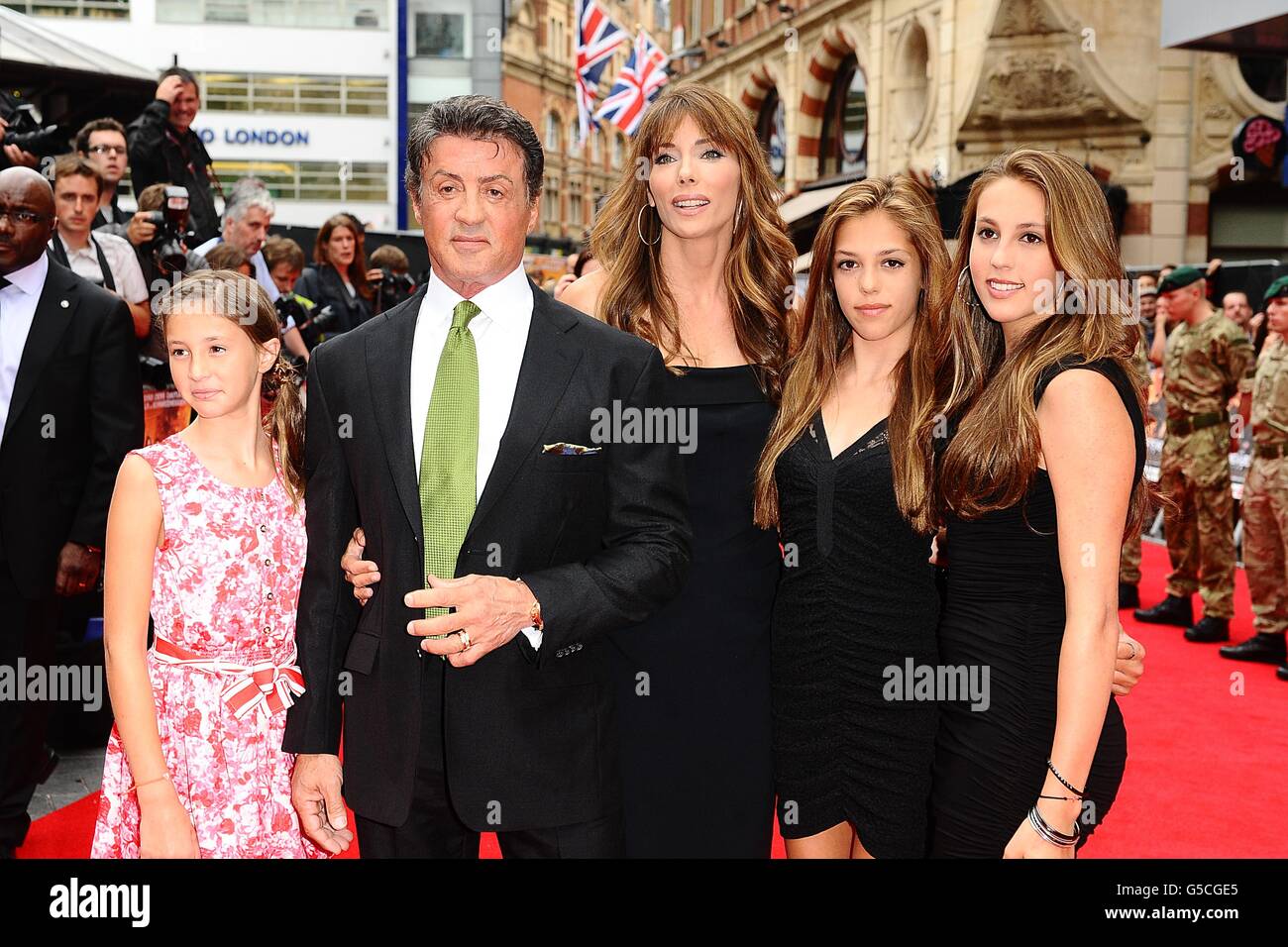 Sylvester Stallone, Jennifer Flavin, Sistine Rose and Scarlet Rose  Sylvester Stalone spends time with his wife and their two daughters in  Paris Featuring: Sylvester Stallone,Jennifer Flavin,Sistine Rose and Scarlet  Rose Where: Paris